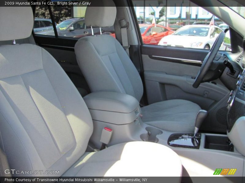 Bright Silver / Gray 2009 Hyundai Santa Fe GLS