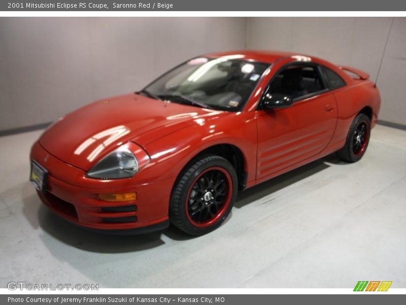 Saronno Red / Beige 2001 Mitsubishi Eclipse RS Coupe