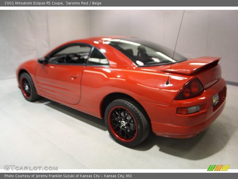 Saronno Red / Beige 2001 Mitsubishi Eclipse RS Coupe