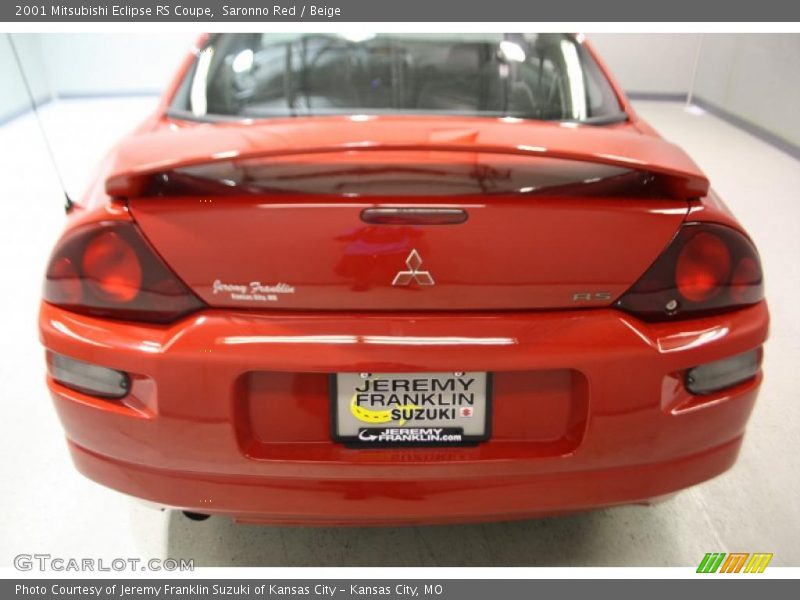 Saronno Red / Beige 2001 Mitsubishi Eclipse RS Coupe