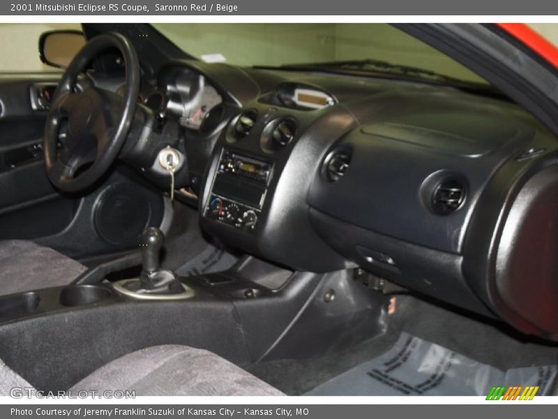 Saronno Red / Beige 2001 Mitsubishi Eclipse RS Coupe