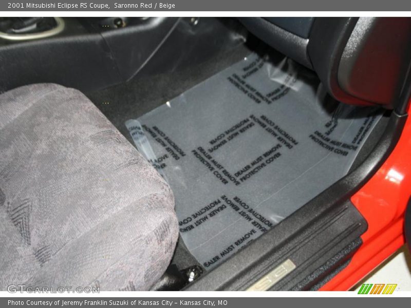 Saronno Red / Beige 2001 Mitsubishi Eclipse RS Coupe