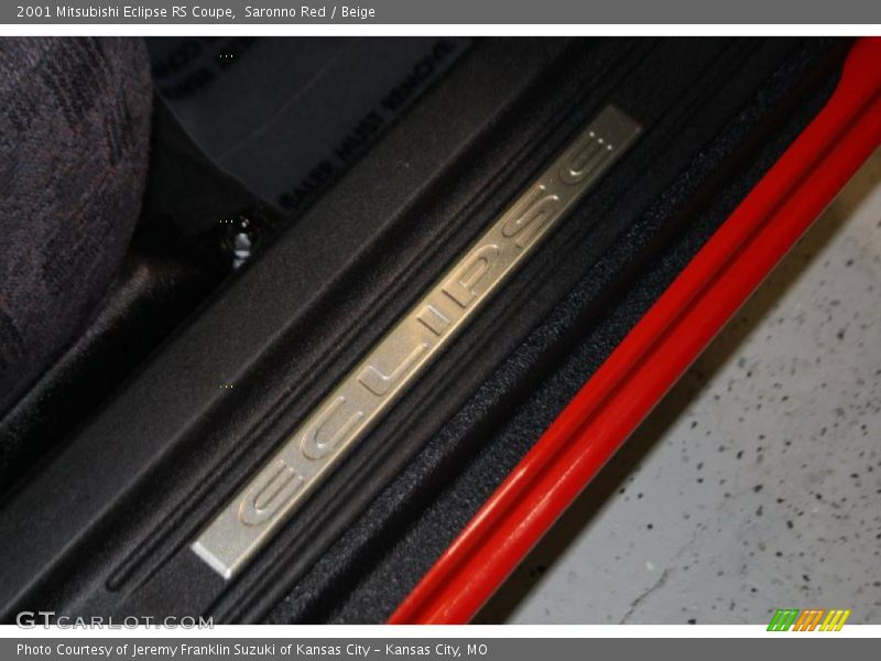 Saronno Red / Beige 2001 Mitsubishi Eclipse RS Coupe