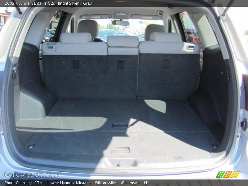Bright Silver / Gray 2009 Hyundai Santa Fe GLS