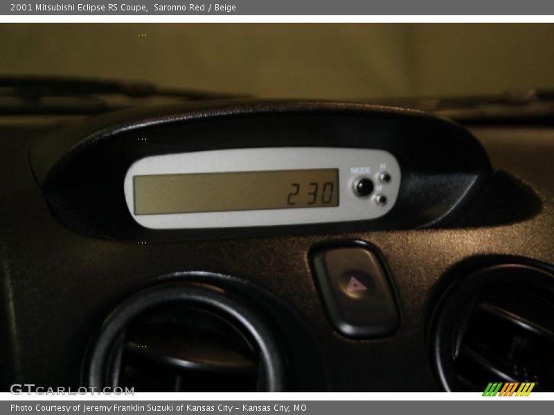 Saronno Red / Beige 2001 Mitsubishi Eclipse RS Coupe