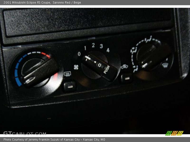 Saronno Red / Beige 2001 Mitsubishi Eclipse RS Coupe
