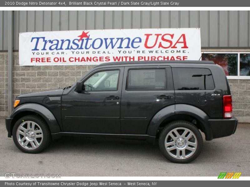 Brilliant Black Crystal Pearl / Dark Slate Gray/Light Slate Gray 2010 Dodge Nitro Detonator 4x4