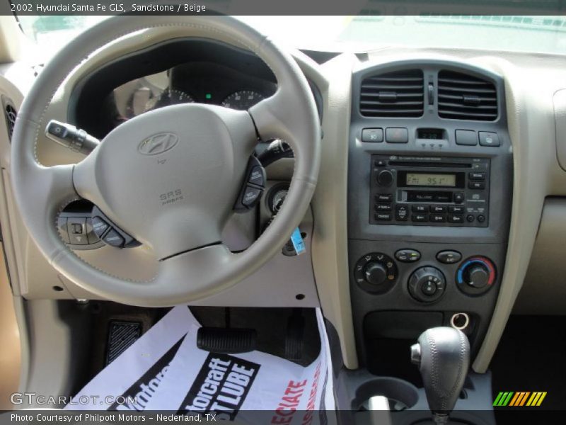 Sandstone / Beige 2002 Hyundai Santa Fe GLS