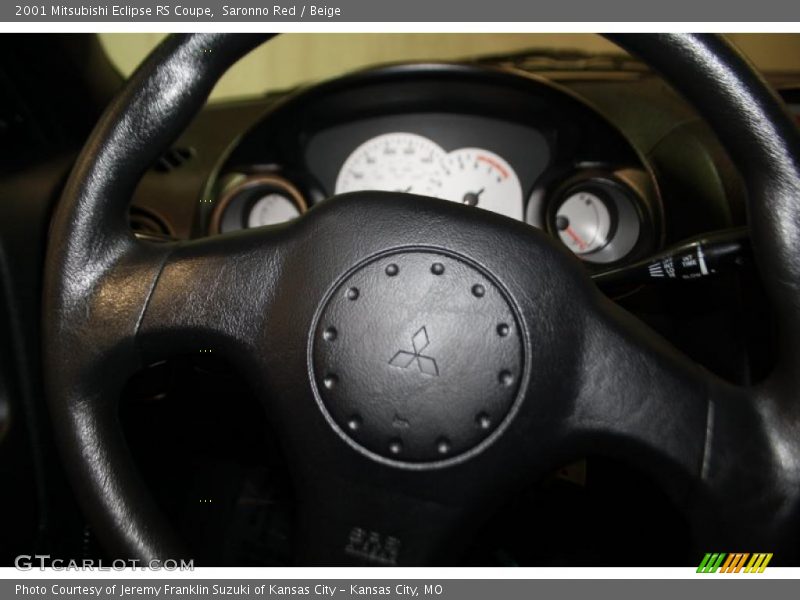 Saronno Red / Beige 2001 Mitsubishi Eclipse RS Coupe