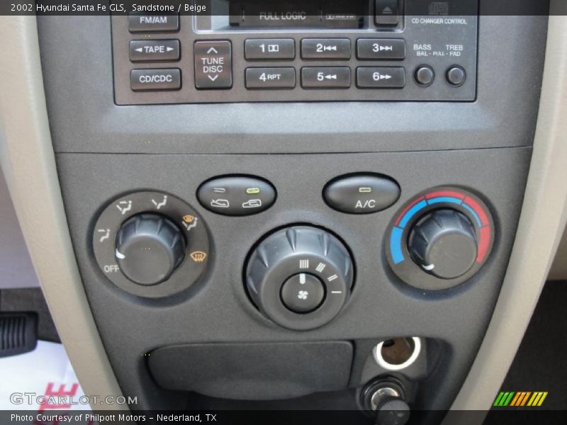 Sandstone / Beige 2002 Hyundai Santa Fe GLS