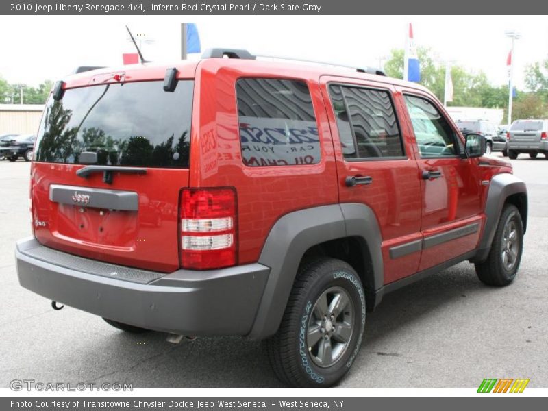 Inferno Red Crystal Pearl / Dark Slate Gray 2010 Jeep Liberty Renegade 4x4
