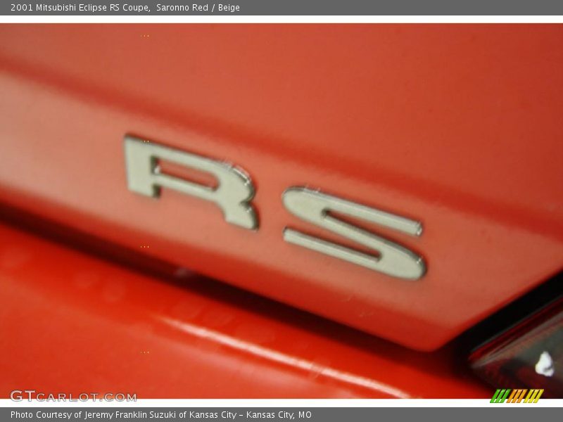 Saronno Red / Beige 2001 Mitsubishi Eclipse RS Coupe