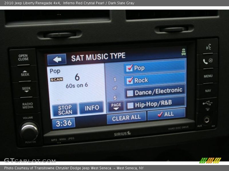 Inferno Red Crystal Pearl / Dark Slate Gray 2010 Jeep Liberty Renegade 4x4