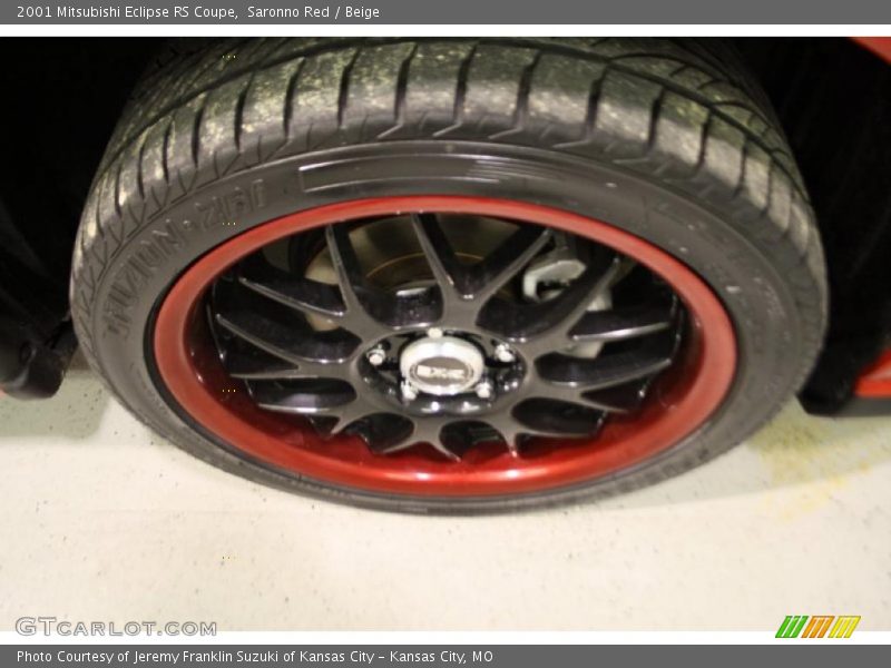 Saronno Red / Beige 2001 Mitsubishi Eclipse RS Coupe