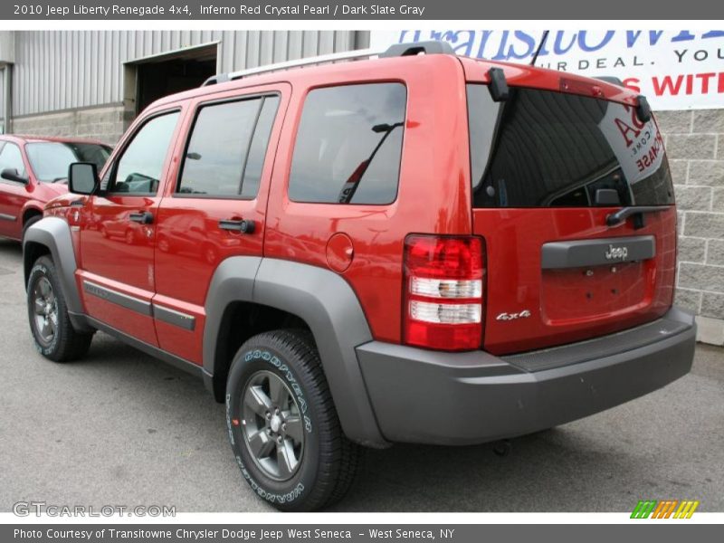 Inferno Red Crystal Pearl / Dark Slate Gray 2010 Jeep Liberty Renegade 4x4