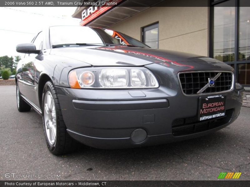 Titanium Gray Metallic / Graphite 2006 Volvo S60 2.5T AWD