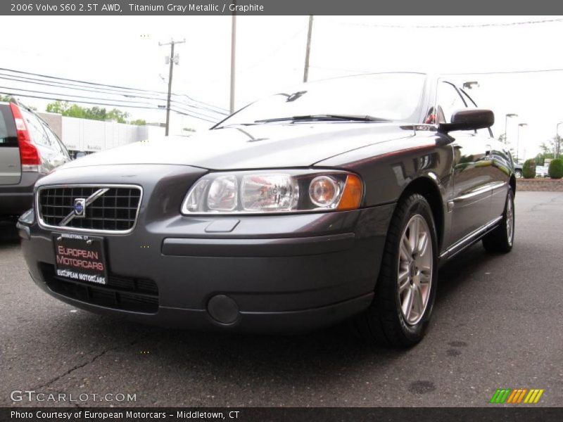 Titanium Gray Metallic / Graphite 2006 Volvo S60 2.5T AWD