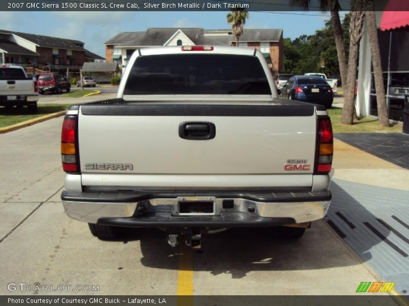 Silver Birch Metallic / Dark Titanium 2007 GMC Sierra 1500 Classic SL Crew Cab