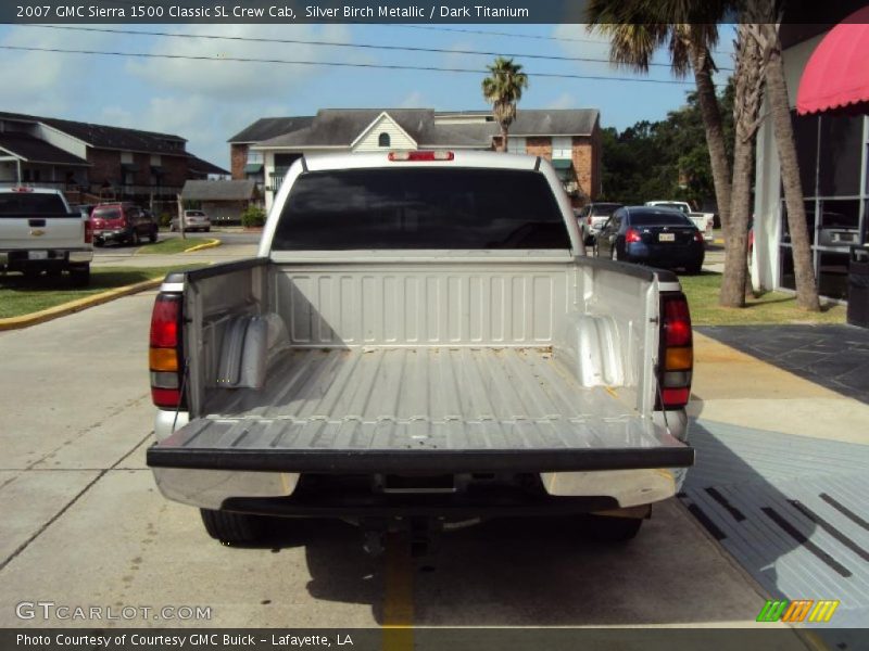 Silver Birch Metallic / Dark Titanium 2007 GMC Sierra 1500 Classic SL Crew Cab