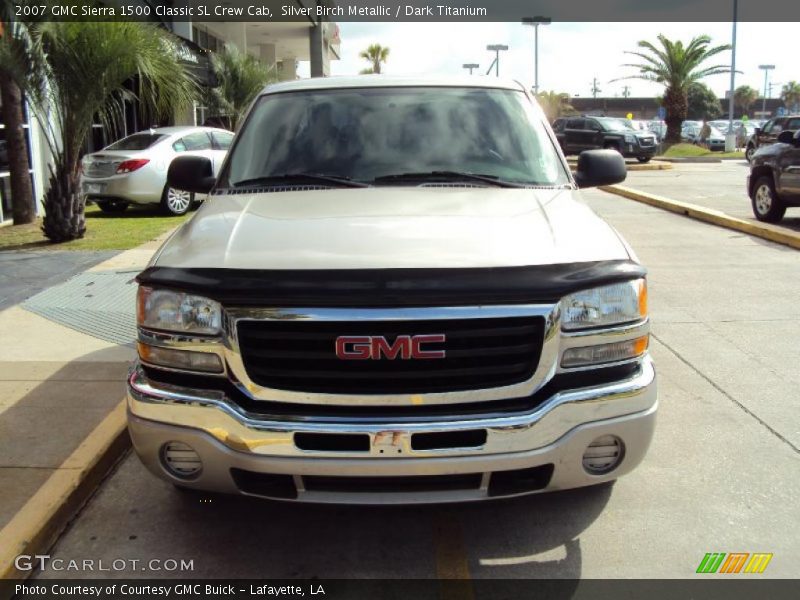 Silver Birch Metallic / Dark Titanium 2007 GMC Sierra 1500 Classic SL Crew Cab