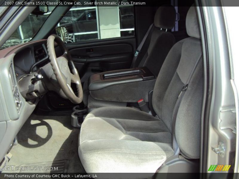 Silver Birch Metallic / Dark Titanium 2007 GMC Sierra 1500 Classic SL Crew Cab