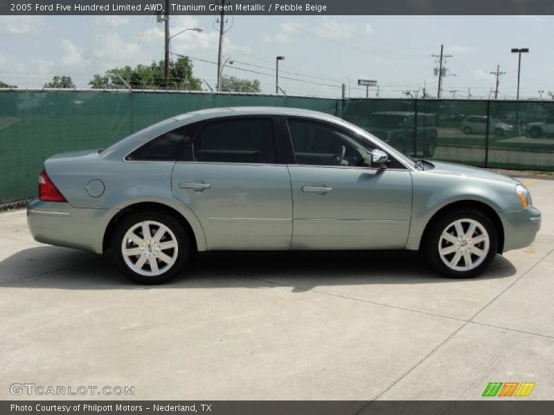Titanium Green Metallic / Pebble Beige 2005 Ford Five Hundred Limited AWD