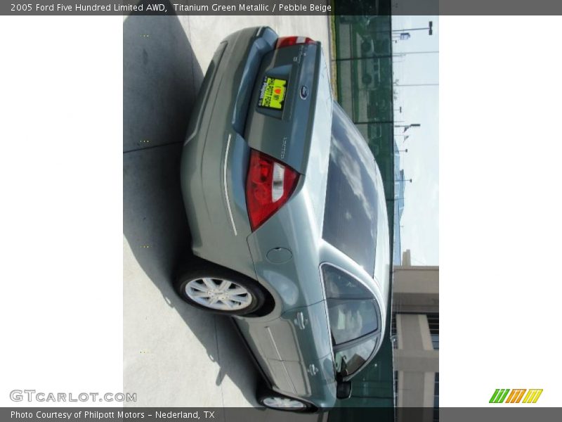 Titanium Green Metallic / Pebble Beige 2005 Ford Five Hundred Limited AWD