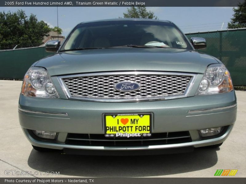 Titanium Green Metallic / Pebble Beige 2005 Ford Five Hundred Limited AWD