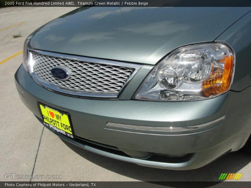 Titanium Green Metallic / Pebble Beige 2005 Ford Five Hundred Limited AWD