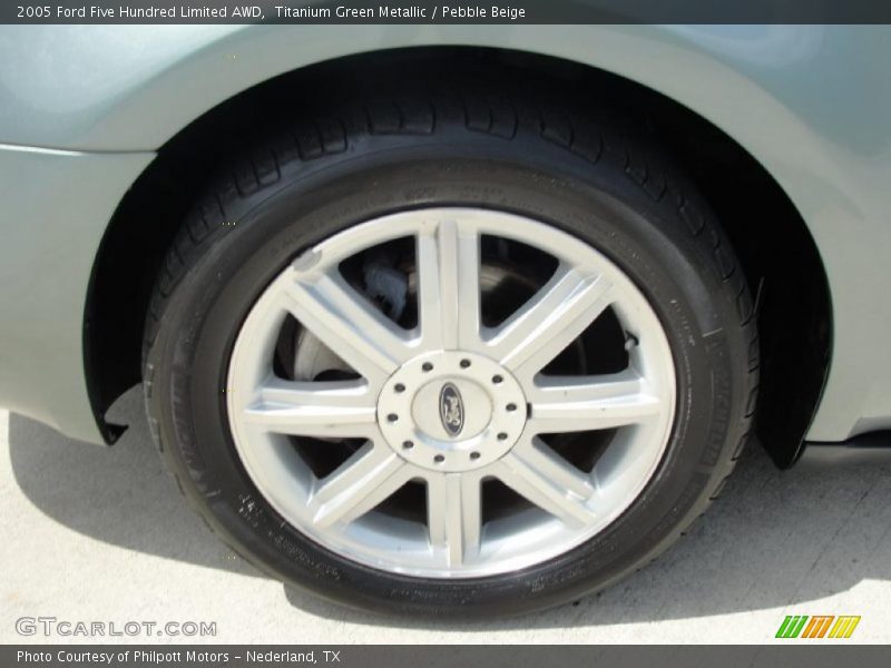 Titanium Green Metallic / Pebble Beige 2005 Ford Five Hundred Limited AWD