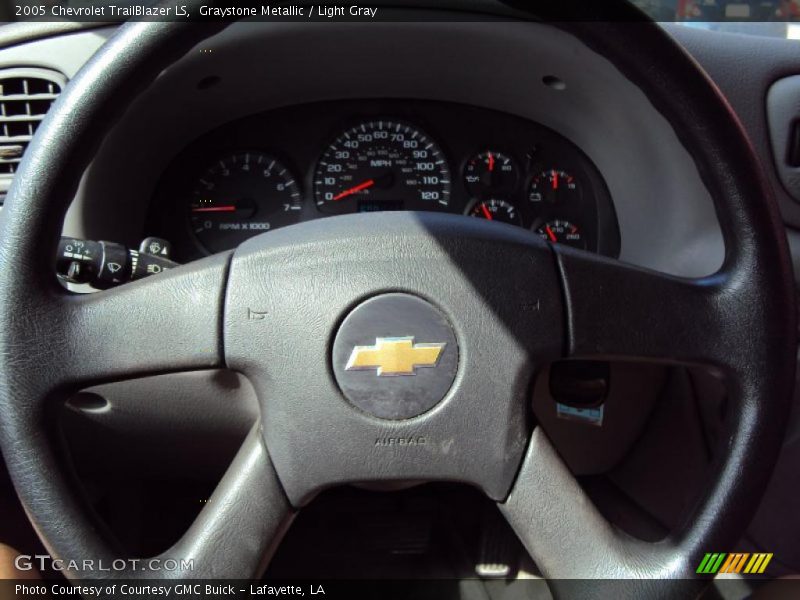 Graystone Metallic / Light Gray 2005 Chevrolet TrailBlazer LS