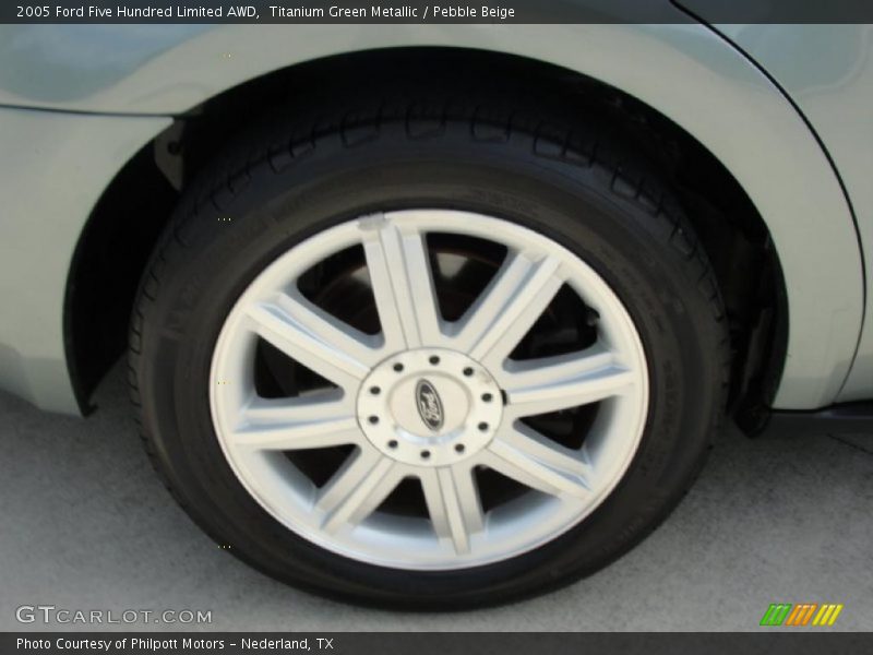 Titanium Green Metallic / Pebble Beige 2005 Ford Five Hundred Limited AWD