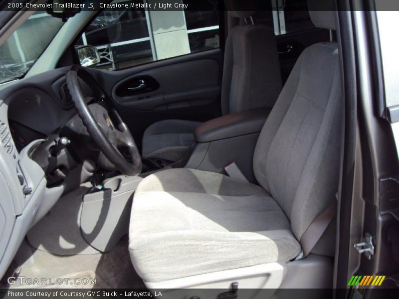 Graystone Metallic / Light Gray 2005 Chevrolet TrailBlazer LS