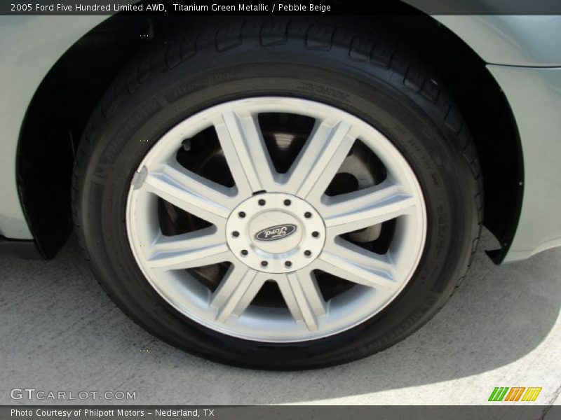 Titanium Green Metallic / Pebble Beige 2005 Ford Five Hundred Limited AWD
