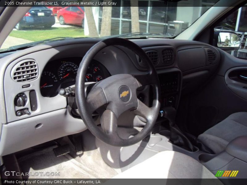 Graystone Metallic / Light Gray 2005 Chevrolet TrailBlazer LS