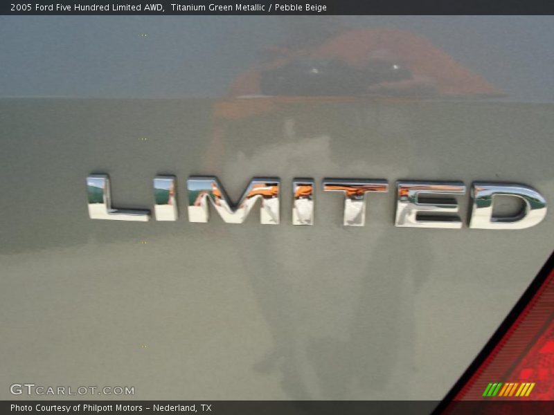 Titanium Green Metallic / Pebble Beige 2005 Ford Five Hundred Limited AWD