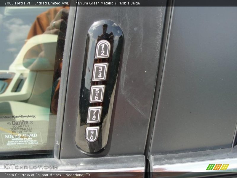 Titanium Green Metallic / Pebble Beige 2005 Ford Five Hundred Limited AWD
