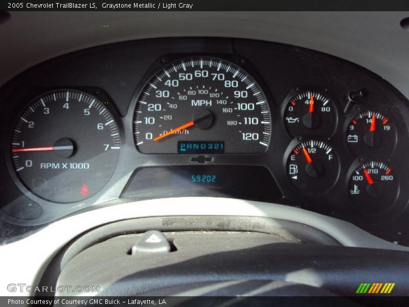 Graystone Metallic / Light Gray 2005 Chevrolet TrailBlazer LS