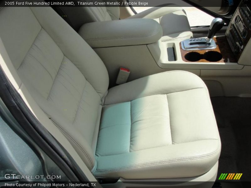 Titanium Green Metallic / Pebble Beige 2005 Ford Five Hundred Limited AWD