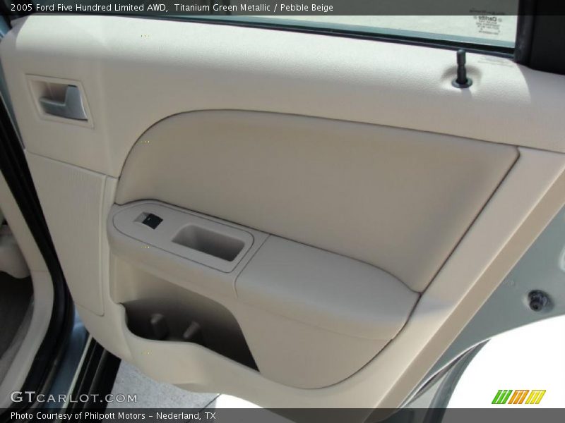 Titanium Green Metallic / Pebble Beige 2005 Ford Five Hundred Limited AWD
