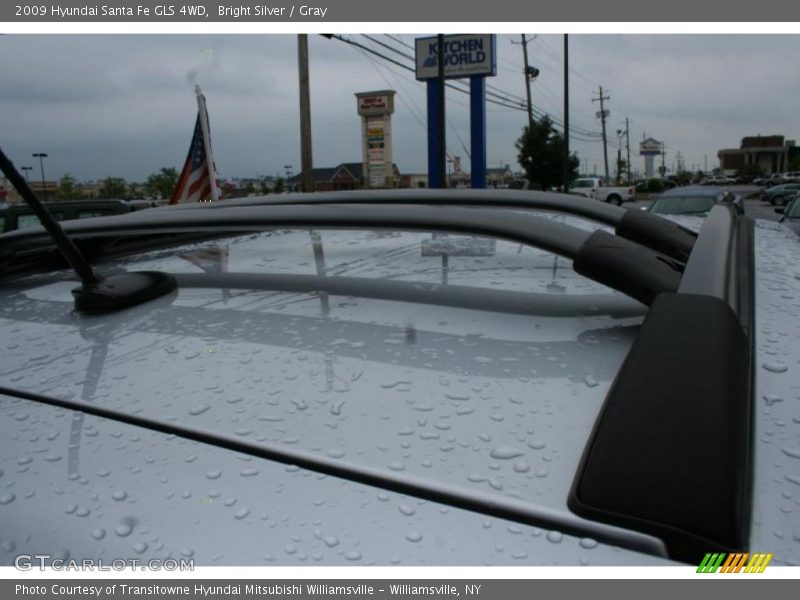 Bright Silver / Gray 2009 Hyundai Santa Fe GLS 4WD