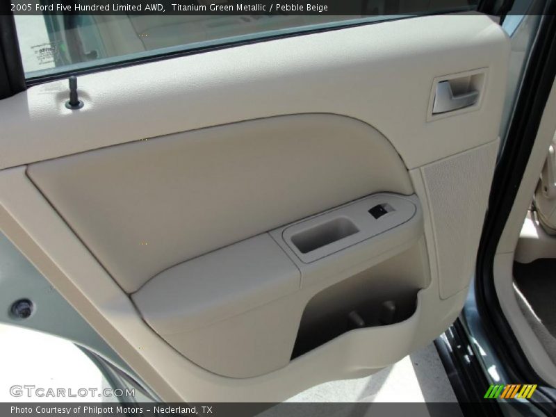 Titanium Green Metallic / Pebble Beige 2005 Ford Five Hundred Limited AWD