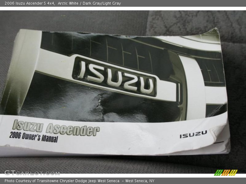 Arctic White / Dark Gray/Light Gray 2006 Isuzu Ascender S 4x4