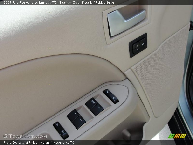 Titanium Green Metallic / Pebble Beige 2005 Ford Five Hundred Limited AWD