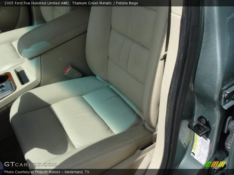Titanium Green Metallic / Pebble Beige 2005 Ford Five Hundred Limited AWD