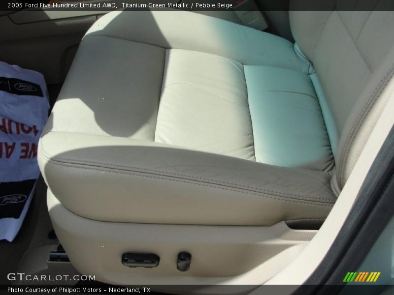 Titanium Green Metallic / Pebble Beige 2005 Ford Five Hundred Limited AWD