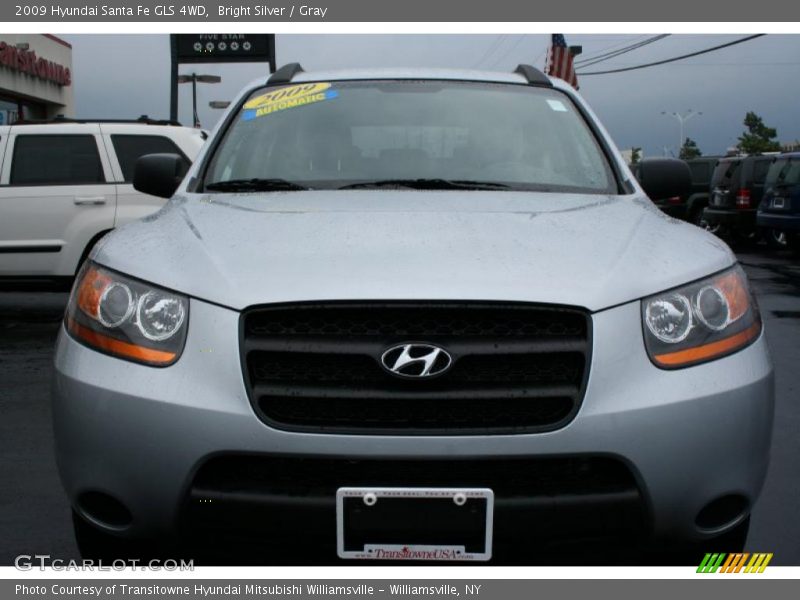 Bright Silver / Gray 2009 Hyundai Santa Fe GLS 4WD