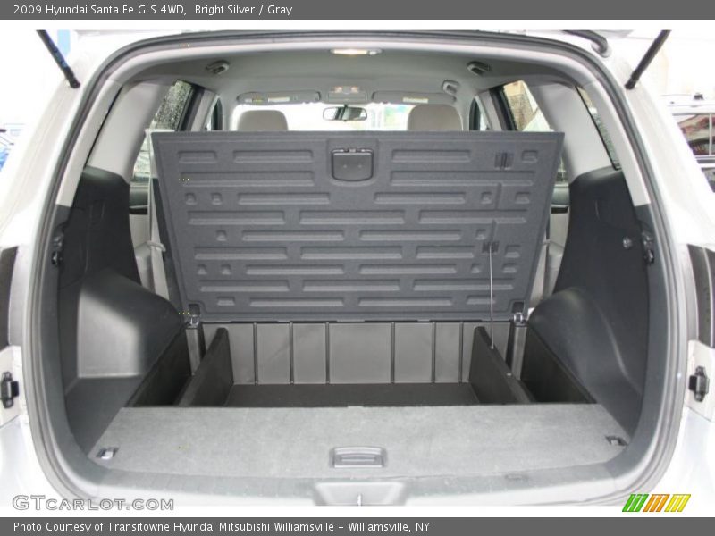 Bright Silver / Gray 2009 Hyundai Santa Fe GLS 4WD