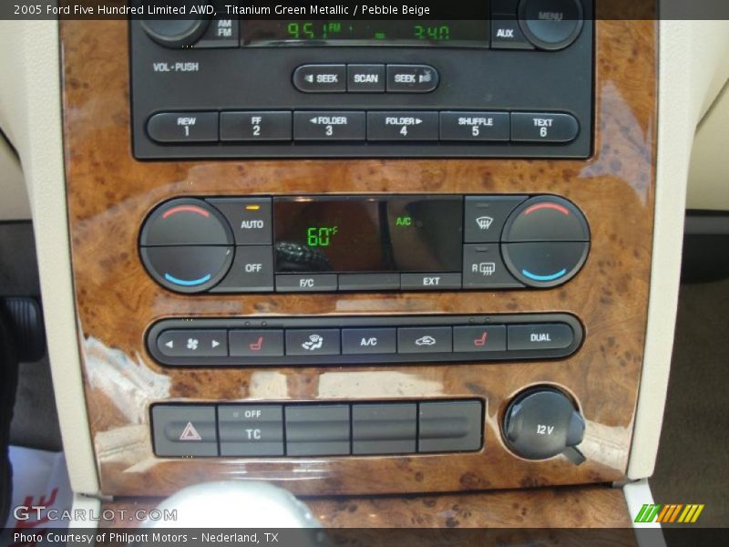 Titanium Green Metallic / Pebble Beige 2005 Ford Five Hundred Limited AWD