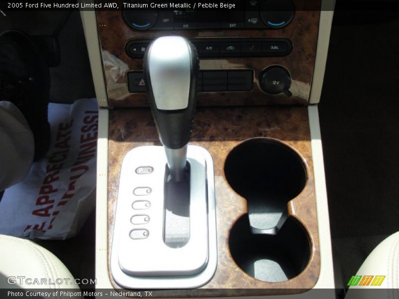 Titanium Green Metallic / Pebble Beige 2005 Ford Five Hundred Limited AWD